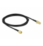 DeLOCK 90442 cable coaxial LMR100 2 m SMA Negro