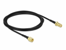 DeLOCK 90442 cable coaxial LMR100 2 m SMA Negro