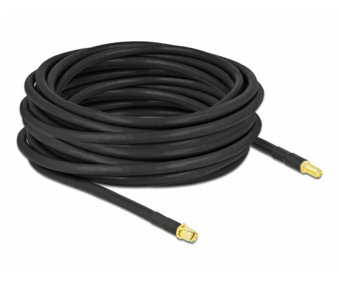 DeLOCK 90459 cable coaxial LMR300 10 m SMA Negro