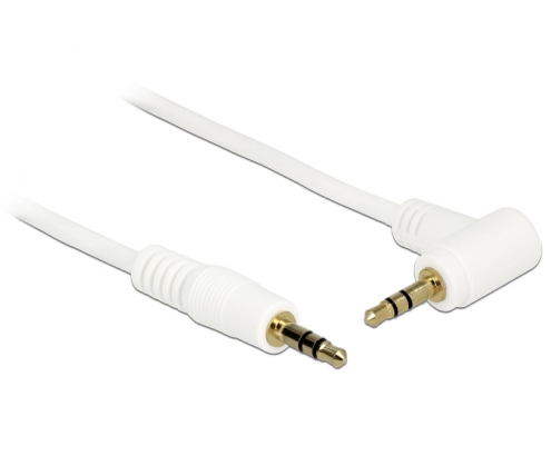 DeLOCK cable de audio 3.5mm M/M, 1 m Blanco