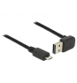 DeLOCK cable USB 2.0, USB A, Micro-USB B 1 m  Negro