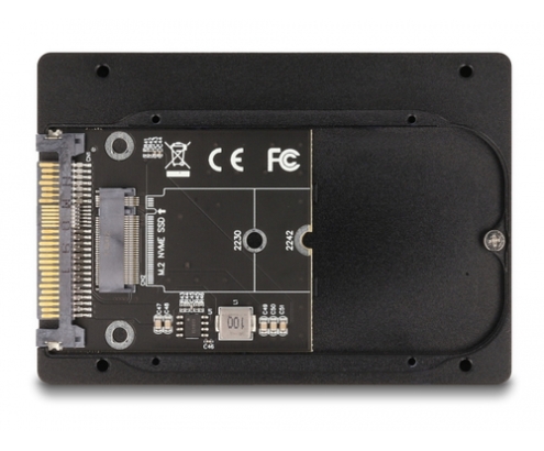 DeLOCK Convertidor de 2.5″ U.2 SFF-8639 a Ranura M NVMe M.2 - 7 mm de altura