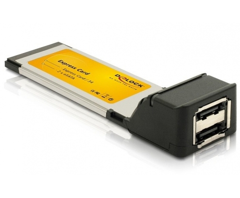 DeLOCK Express Card to eSATA II tarjeta y adaptador de interfaz