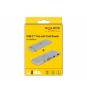 DeLOCK HUB de interfaz USB 3.2 Gen 1 (3.1 Gen 1) Type-C 5000 Mbit/s Gris