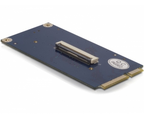 DeLOCK Mini PCI-E (IDE) ZIF Card tarjeta y adaptador de interfaz