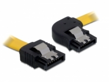 DeLOCK SATA 30cm cable de SATA 0,3 m Amarillo