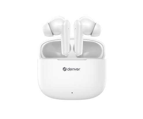 Denver TWE-48W Auriculares True Wireless Stereo (TWS) Dentro de oído Llamadas/Música Bluetooth Blanco