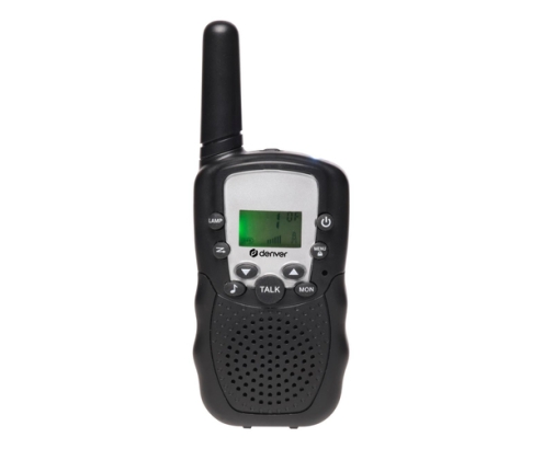 Denver WTA-449 two-way radios 8 canales 446 MHz Negro