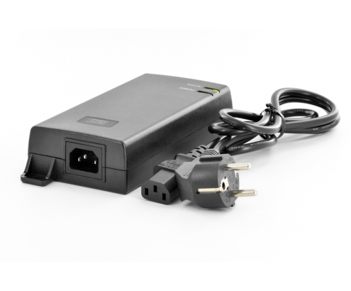 Digitus adaptador e inyector de PoE Gigabit Ethernet (10/100/1000) 55 V Negro