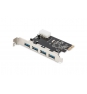 Digitus adaptador y tarjeta de red Interno USB 5000 Mbit/s PCI Express