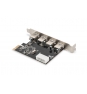 Digitus adaptador y tarjeta de red Interno USB 5000 Mbit/s PCI Express