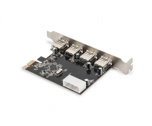 Digitus adaptador y tarjeta de red Interno USB 5000 Mbit/s PCI Express