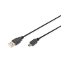 Digitus Cable de conexión USB-A - Mini-B, 1 m