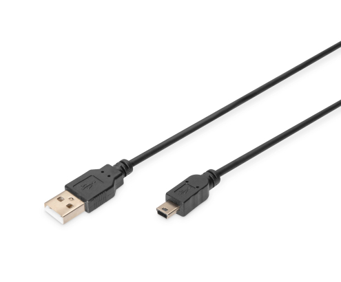 Digitus Cable de conexión USB-A - Mini-B, 1 m