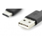 Digitus Cable de conexión USB tipo C, tipo A a C