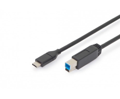Digitus Cable de conexión USB Type-C&trade;, Type-C&trade; a B