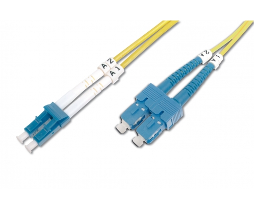 Digitus cable de fibra optica 2 m LC SC Amarillo