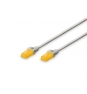 Digitus cable de red RJ-45 3 m Cat6a U/UTP (UTP) Gris 
