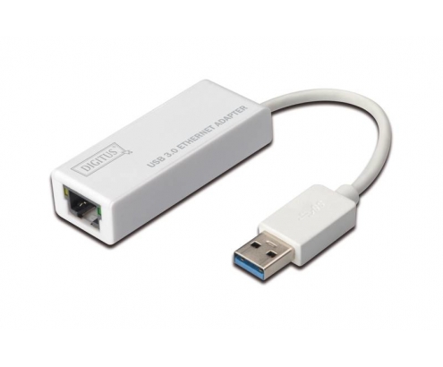 Digitus cable gender changer USB RJ-45 Blanco