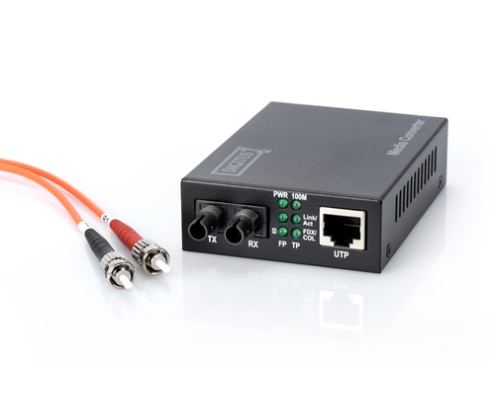 Digitus Convertidor de medios Fast Ethernet RJ45 / ST