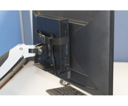 Digitus DA-90360 soporte para monitor Abrazadera Negro
