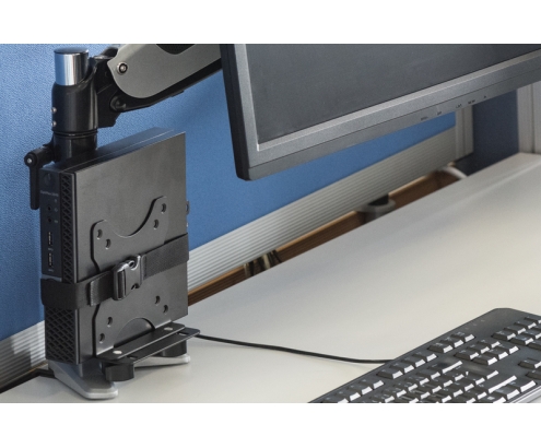 Digitus DA-90360 soporte para monitor Abrazadera Negro