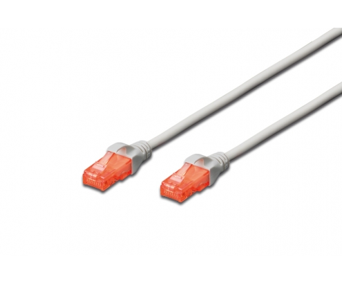 Digitus DK-1617-005 Latiguillo de red rj45 Cat6 U/UTP 0.5m gris 