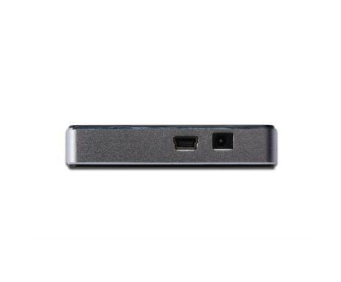 Digitus HUB de interfaz USB 2.0 480 Mbit/s Negro, Plata