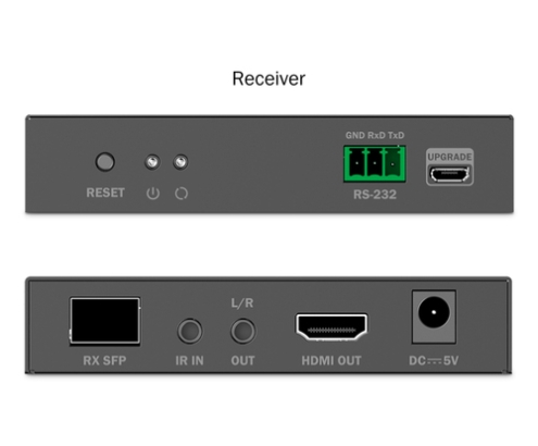 Digitus Juego de extensor IP de fibra HDMI, 4K/60Hz