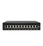 Digitus Panel de conexión CAT 6A de sobremesa, clase EA, apantallado, negro