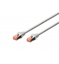 Digitus Professional cable de red RJ-45 Cat6 S/FTP (S-STP) 2 m Gris