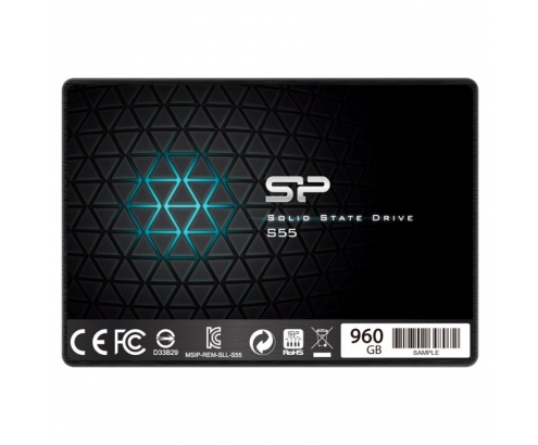 Disco ssd sp s55 960gb sata 3 2.5p negro SP960GBSS3S55S25