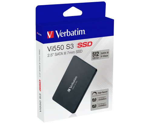 Disco ssd Verbatim Vi550 S3 SSD 512GB 49352
