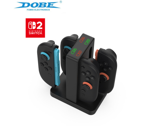 DOBE BASE DE CARGA MULTIPLE JOYCON NINTENDO SWITCH 2 6972520258763                                  