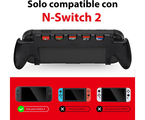 DOBE BASE SOPORTE PROTECTORA PORTA JUEGOS NINTENDO SWITCH 2 6972520258787
