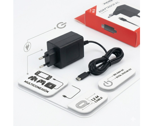 DOBE CARGADOR TYPE-C NINTENDO SWITCH 6972520259173