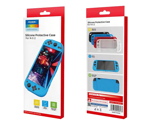 DOBE FUNDA AZUL PROTECTORA SILICONA NINTENDO SWITCH 2  6972520258473