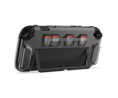 DOBE FUNDA PROTECTORA SILICONA TRANSPARENTE PORTA JUEGOS NINTENDO SWITCH 2 6972520258572
