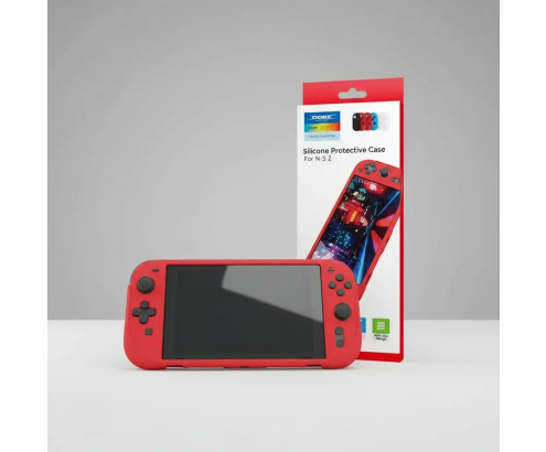 DOBE FUNDA ROJA PROTECTORA SILICONA NINTENDO SWITCH 2  6972520258466