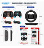 DOBE KIT VOLANTE CON MANDOS NINTENDO SWITCH 2 6972520259012