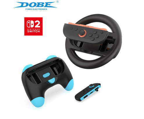 DOBE KIT VOLANTE CON MANDOS NINTENDO SWITCH 2 6972520259012