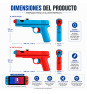 DOBE PACK ACCESORIO EMPUÑADURAS PISTOLA NINTENDO SWITCH 2 6972520258848