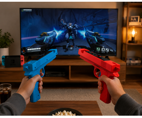 DOBE PACK ACCESORIO EMPUÑADURAS PISTOLA NINTENDO SWITCH 2 6972520258848
