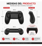 DOBE PACK CONTROLER GRIP CON AGARRE NEGRO NINTENDO SWITCH 2 6972520258565