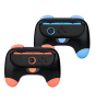 DOBE PACK CONTROLER GRIP CON AGARRE ROJO AZUL NINTENDO SWITCH 2 6972520258633