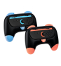 DOBE PACK CONTROLER GRIP CON AGARRE ROJO AZUL NINTENDO SWITCH 2 6972520258633