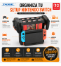 DOBE SOPORTE ALMACENAMIENTO JUEGOS Y MANDOS NINTENDO SWITCH 1_2 6972520258824