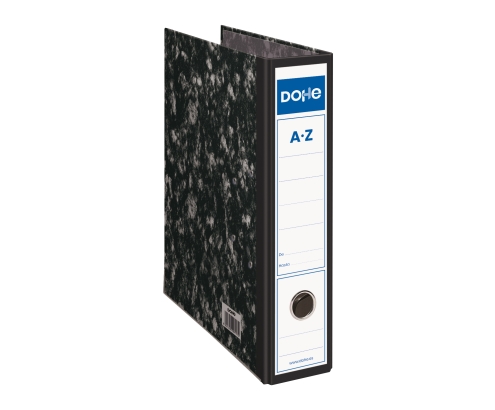 DOHE 09116 caja archivador Negro Cartón, Metal