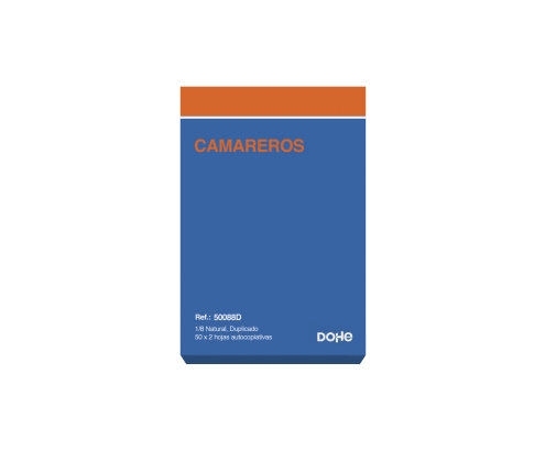 DOHE 50088D registro comercial (libro) Azul, Naranja 100 hojas