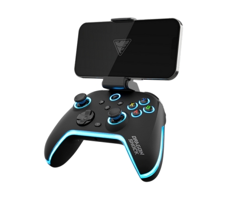 Dragonshock Aurora Plus Negro Bluetooth/RF/USB Gamepad Analógico/Digital Android, PC, Playstation 3, iOS